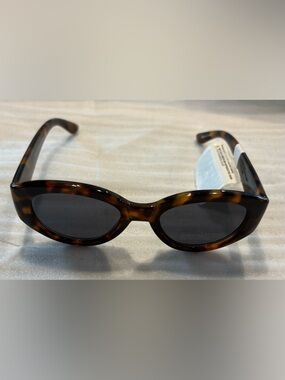 a new day Tortoiseshell Oval Sunglasses - Tortoise/Brown Lenses